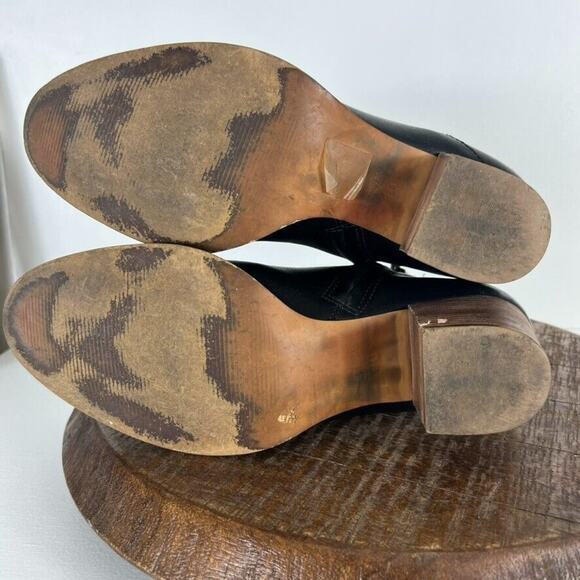 MADEWELL Boots Women's Size 10 Black The Rosie Ankle Leather MA434 Western - Picture 8 of 13